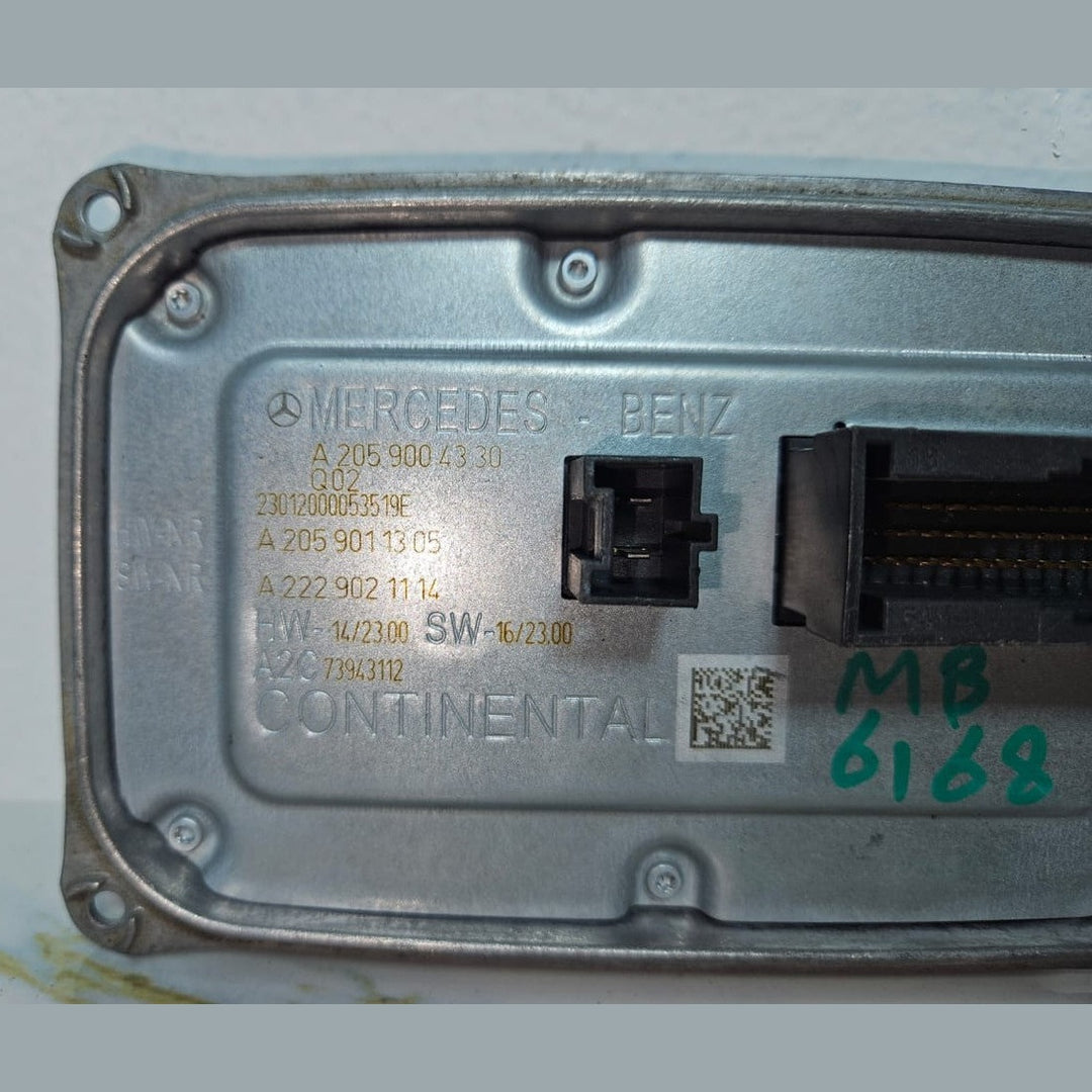 15-20 Mercedes W205 C-Class LED Headlight Control Module A205 9004330 OEM