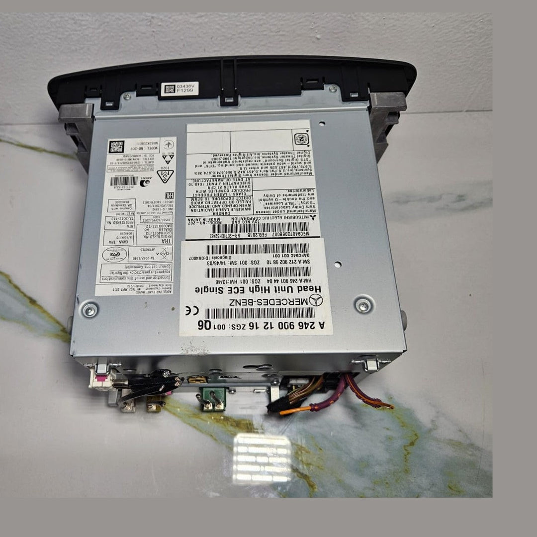 13–16 Mercedes W246 B-Class Radio Audio Head Unit CD Player A246 9001216 OEM