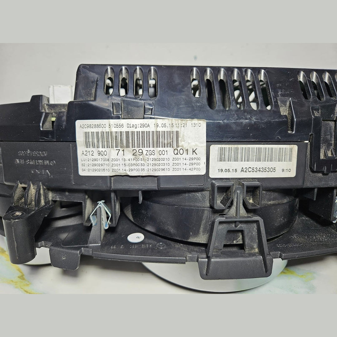 10-14 Mercedes-Benz W212 E-Class Instrument Cluster Speedometer A212 9007129 OEM