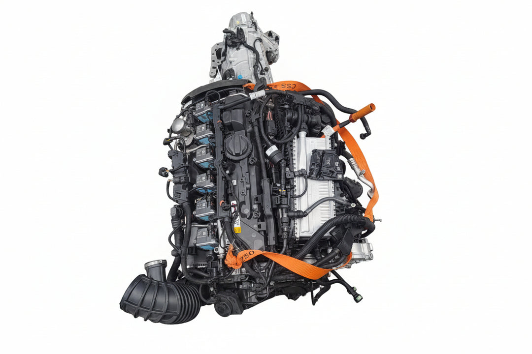 محرك هجين مستعمل من نوع BMW B58B30S، مناسب لسيارة X5 LCI xDrive 50e الهجينة القابلة للشحن، قطعت 25 كم فقط، بحالة ممتازة. 