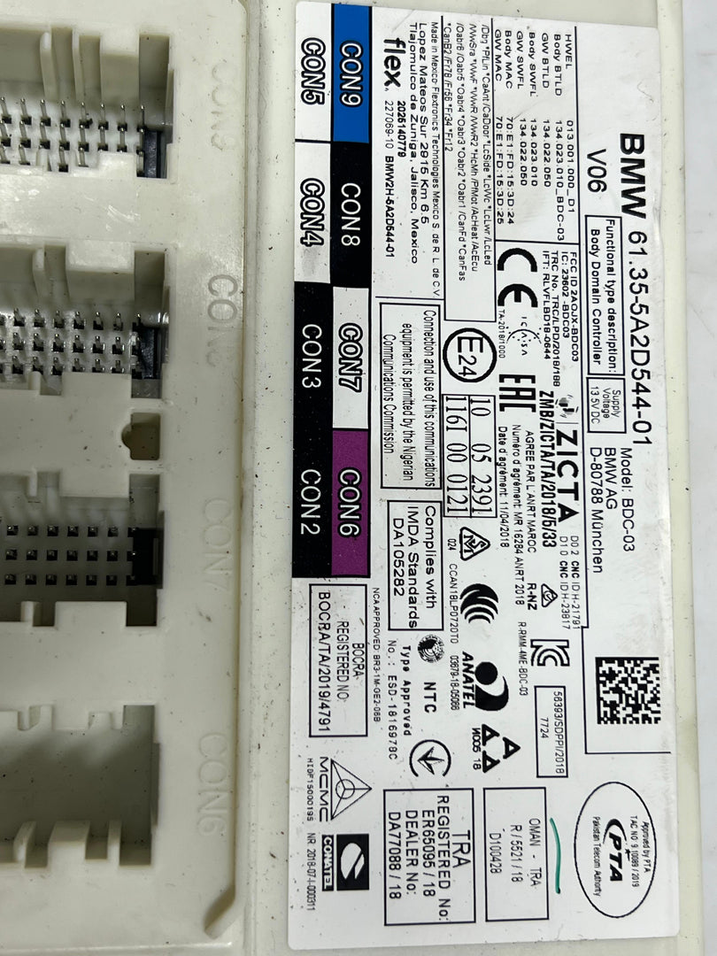 BMW 1 Series F40 and 4 Series G22 G23 G24 G26 BCM 5A2D544