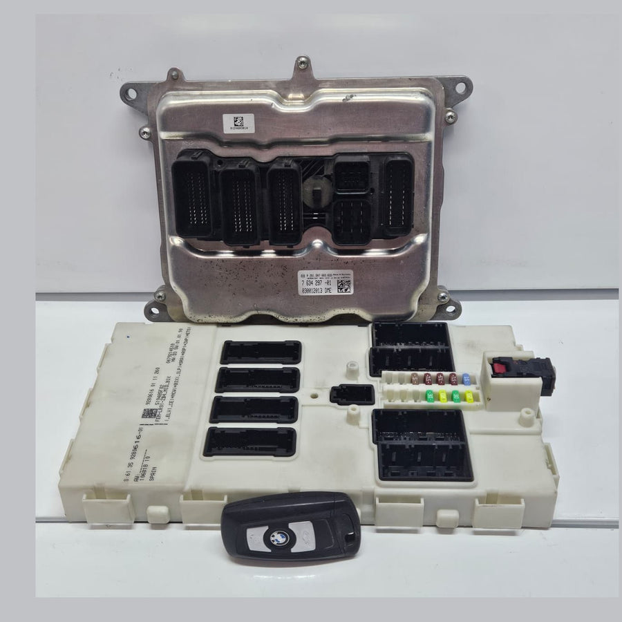 BMW 1 3 Series F20 F30 116i 316i N13 1.6 Engine Control Unit DME ECU KEY SET 7634297