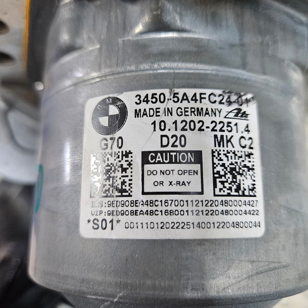 OEM BMW G70 and iX i20 Brake Pump ABS 5A4FC24 BMW braking system USED