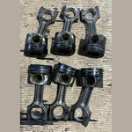 قم بتحميل الصورة إلى عارض الصور، BMW M57 E70 3.0L Diesel Piston Set – Used OEM
