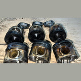 BMW M57 E70 3.0L Diesel Piston Set – Used OEM