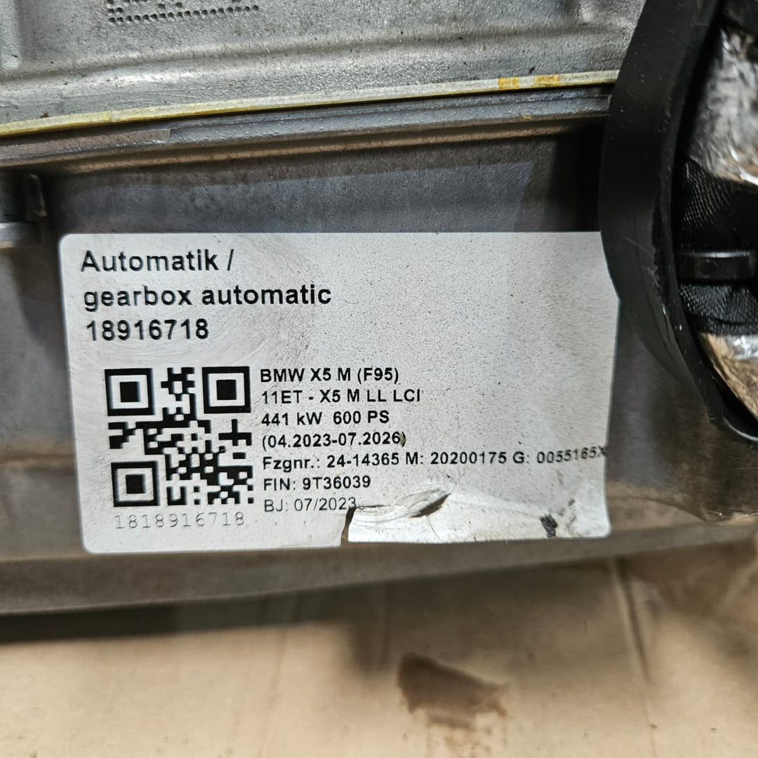 BMW X5 M F95 X6 M F96 Automatic Transmission GN8X80DZ 7884540 used