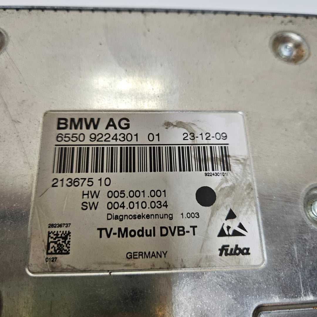 2009-2013 BMW X5 X6 E70, E71, E92, E93 Tv Module Dvb-T 9224301
