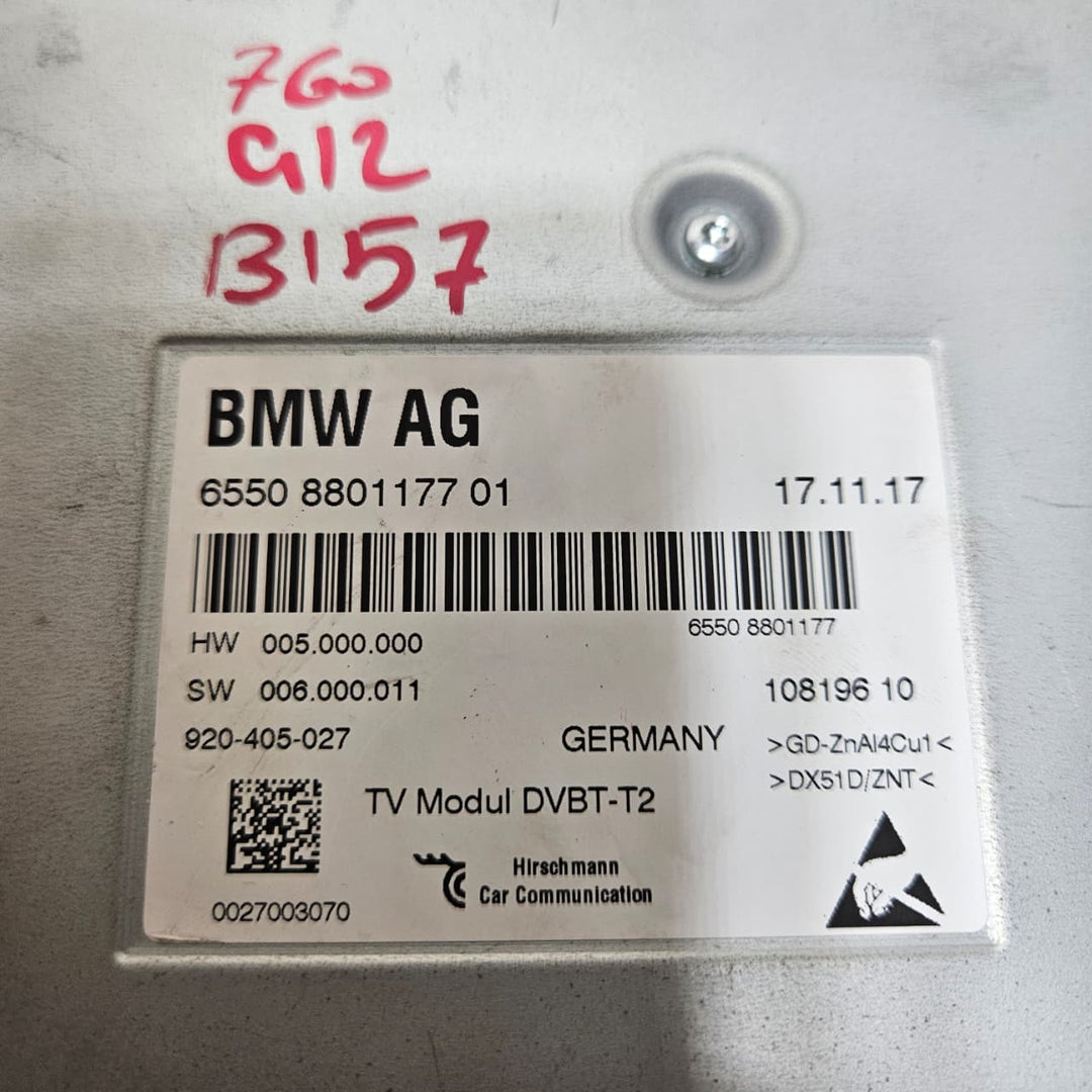 BMW 5 6 7 Series G30 G31, G32 G11 G12 Video Control Module 8801177