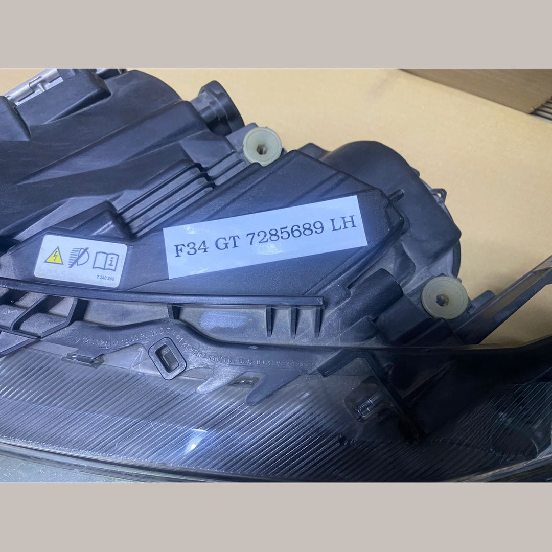 GENUINE BMW 3 SERIES F34 GT PASSENGER SIDE HEADLIGHT 7285689