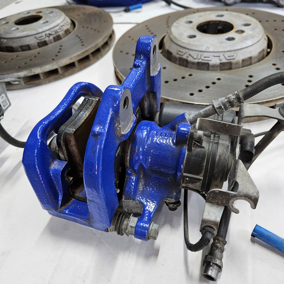 BMW ALPINA B5 G30 LCI 2023 Complete Brake Set Front Rear Discs Calipers OEM 7996531 7996532