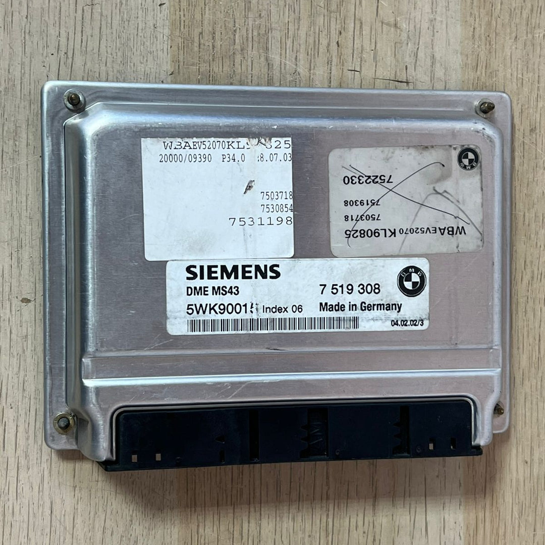 BMW 5 Series E39 / Z3 / E36 M54 Engine ECU DME MS43 7519308 – OEM Control Unit