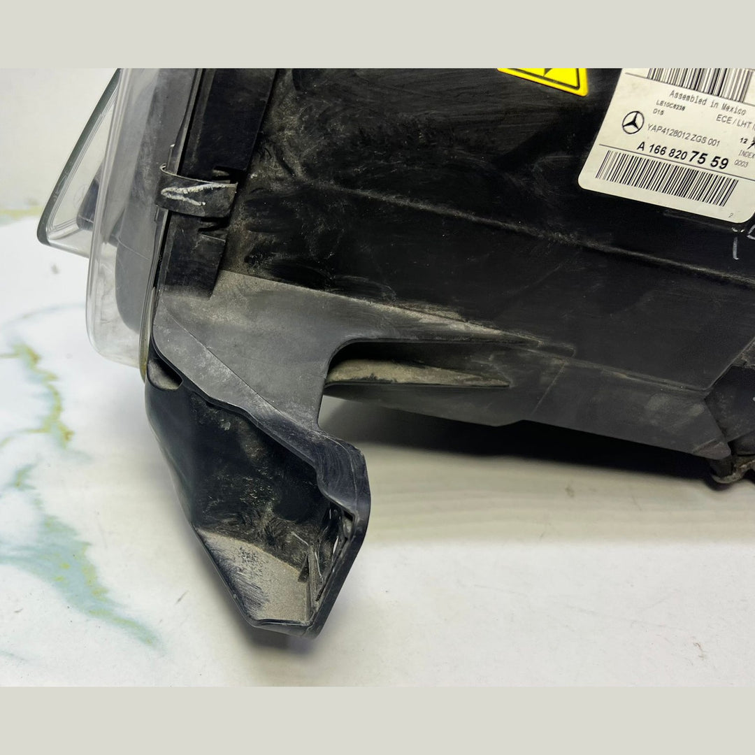 13-16 Mercedes W166 ML350 Front Right Side Head light Headlamp Xenon A166 8207559 OEM