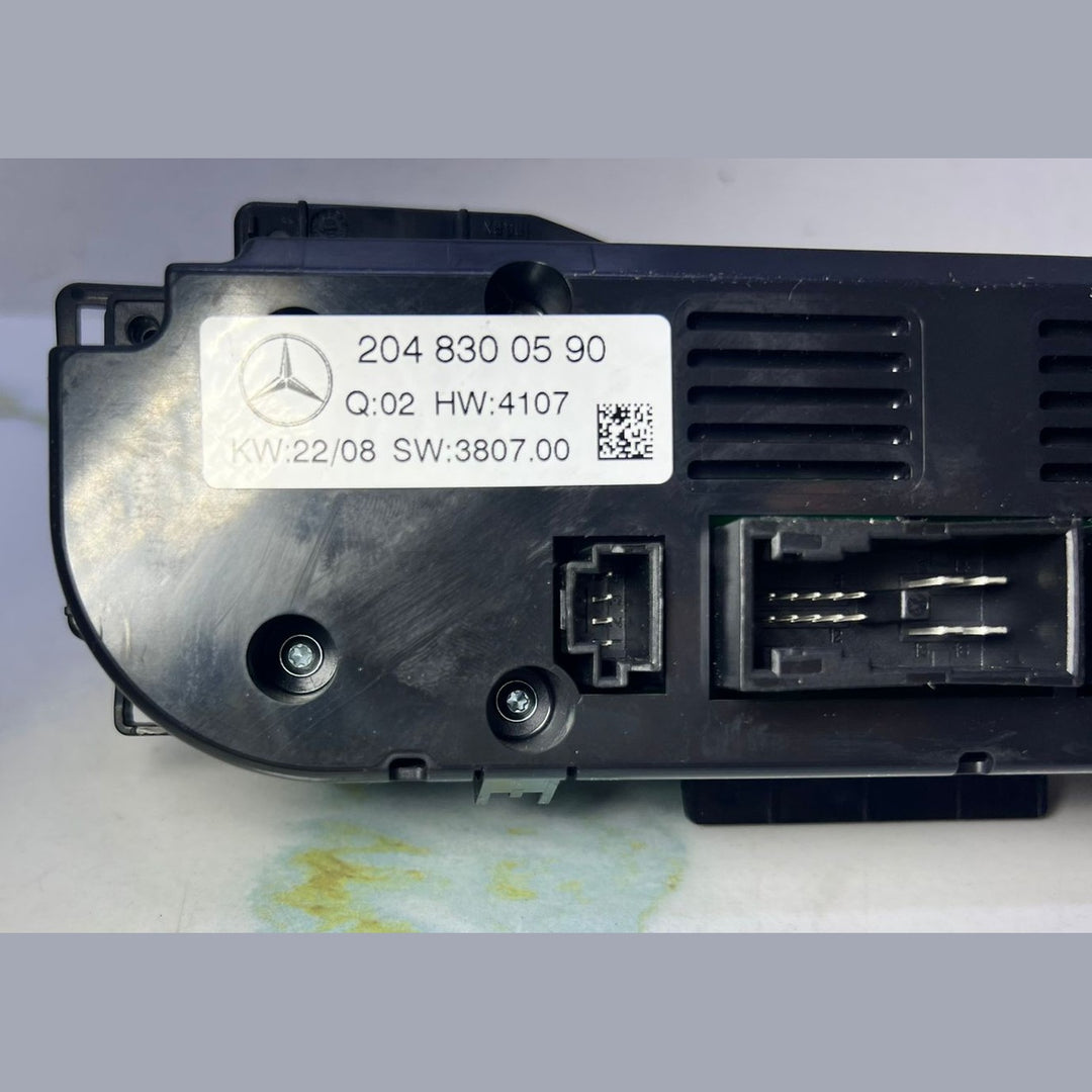 10-14 Mercedes W204 C-Class AC Climate Heater Control Panel Switch A204 8300590