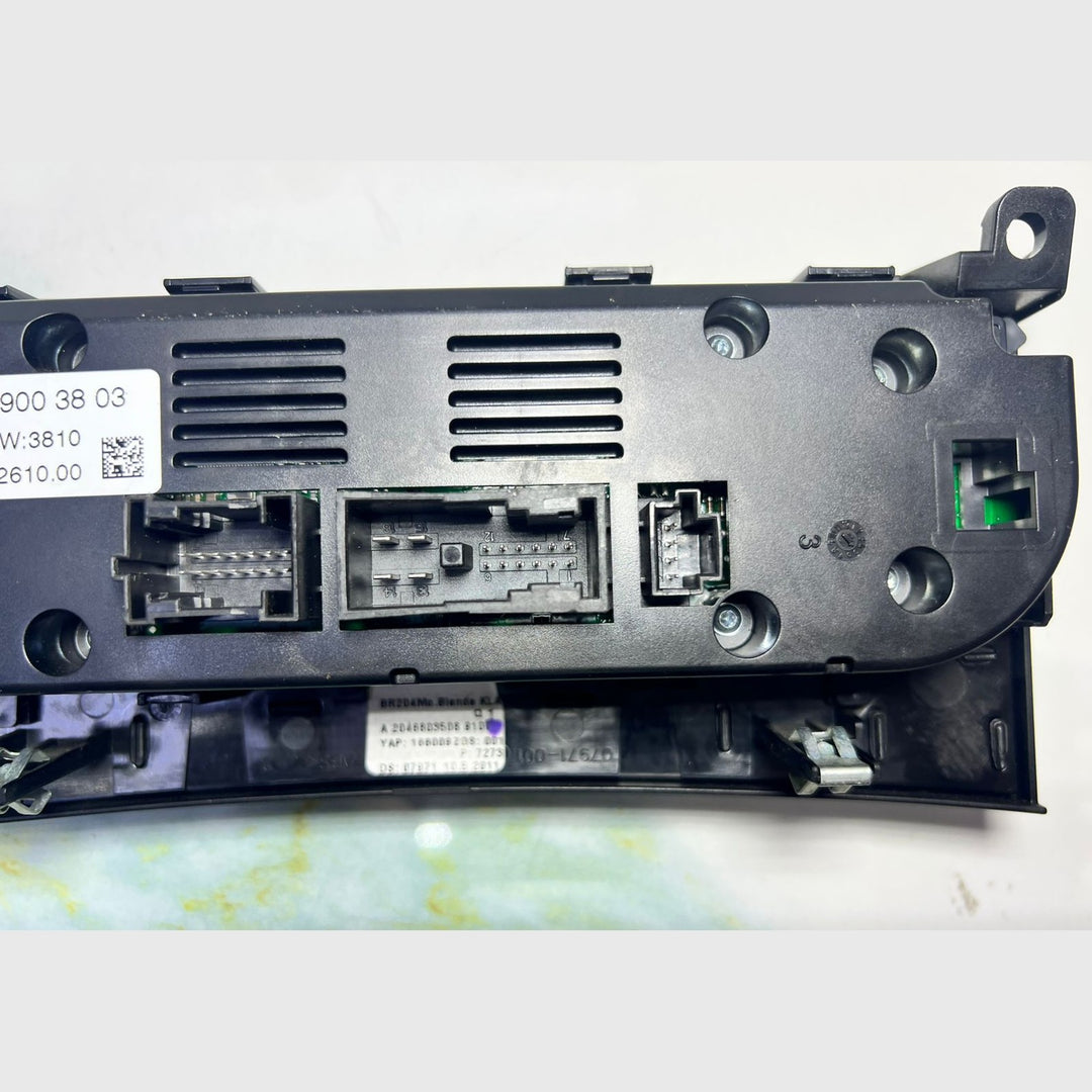 10-14 Mercedes W204 C-Class AC Climate Heater Control Panel Switch A204 9003803