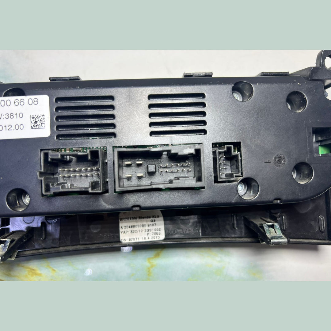10-14 Mercedes W204 C-Class AC Climate Heater Control Panel Switch A204 9006608 OEM