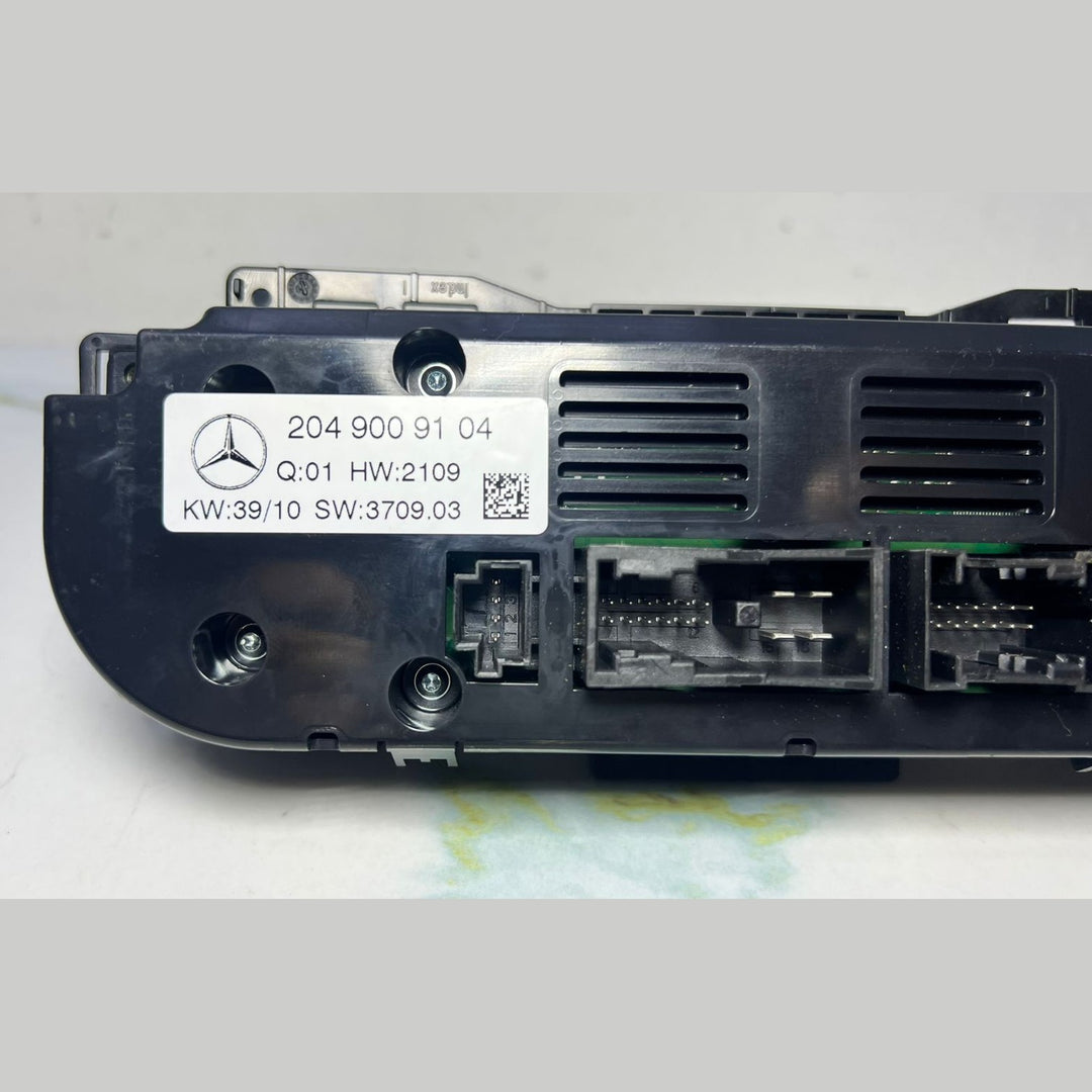 10-14 Mercedes W204 C-Class AC Climate Heater Control Panel Switch A204 9009104