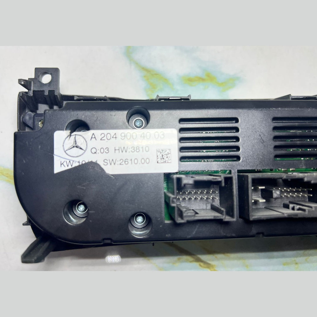 10-14 Mercedes W204 C-Class AC Climate Heater Control Panel Switch A204 9004003