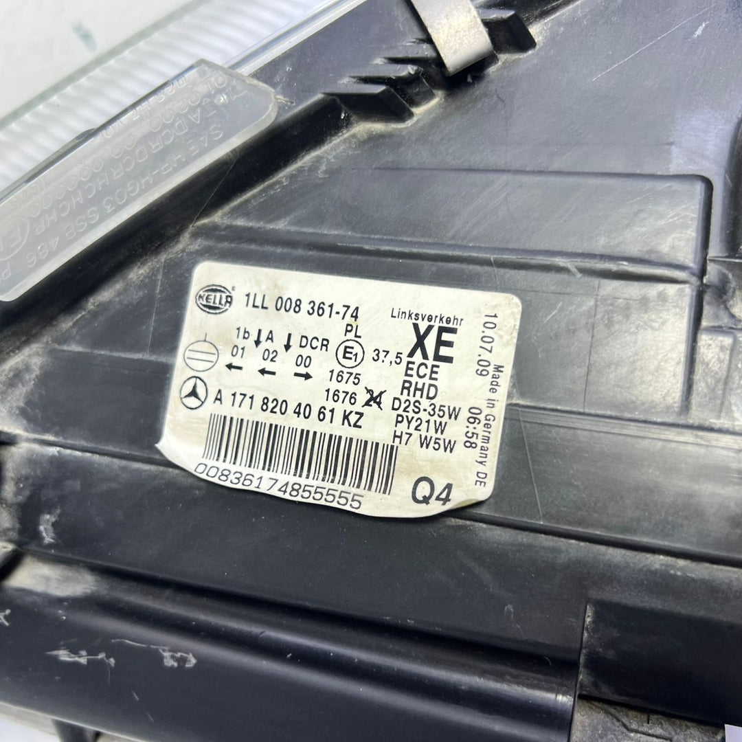 05-09 Mercedes W171 SLK300 Front Right Side Head light Headlamp Xenon A171 8204061 OEM