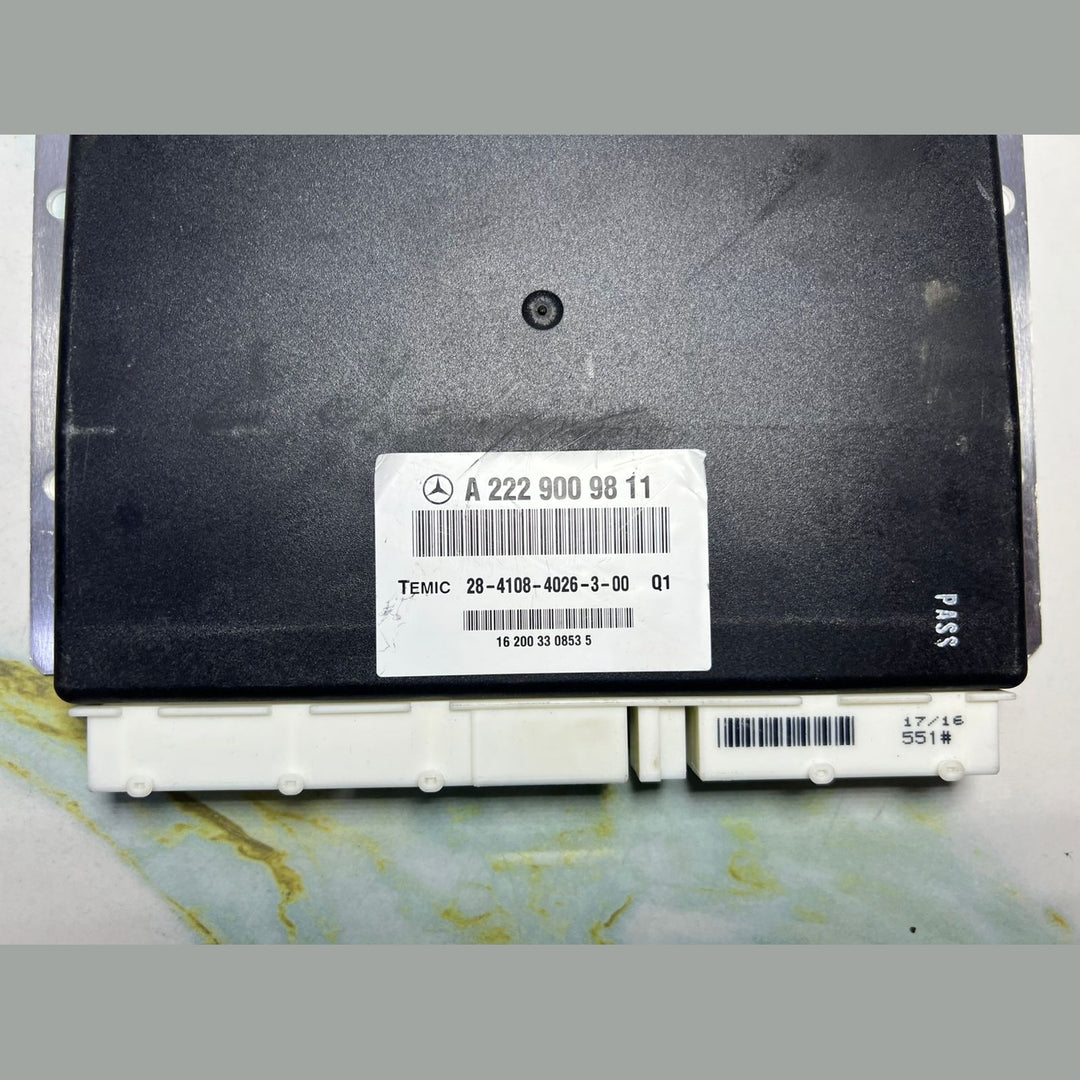 15-20 Mercedes W222 S-Class Air Suspension Control Unit Module A222 9009811 OEM