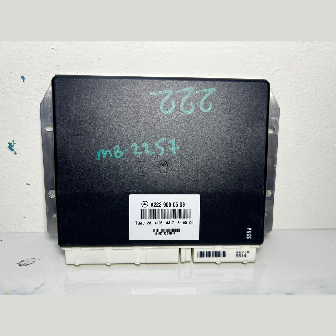 15-20 Mercedes W222 S-Class Air Suspension Control Unit Module A222 9000608 OEM
