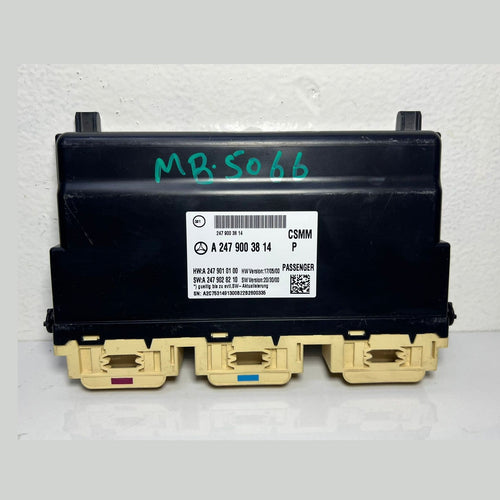 17-19 Mercedes Benz W247 B-Class Passenger Seat Control Module A247 9003814 OEM