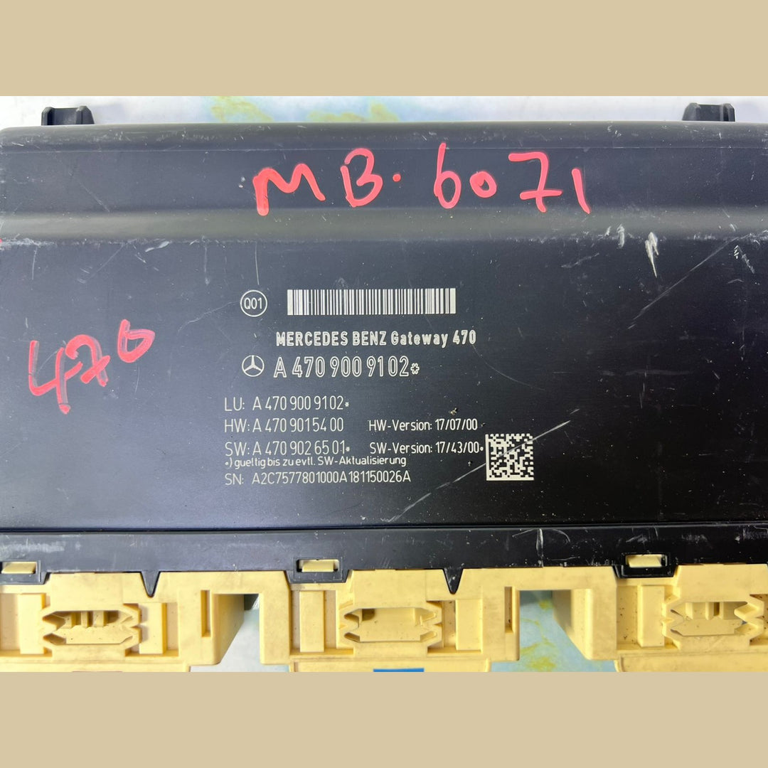 Mercedes-Benz W470 X-Class Seat Control Module A470 9009102 OEM
