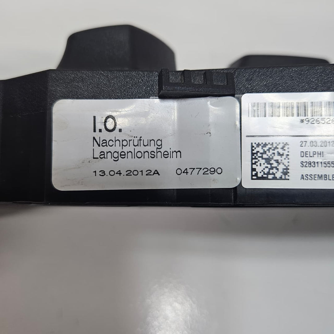 2010-2017 BMW 5 Series F10 F11 F07 Front Seat Adjustment Control Switch 9265269