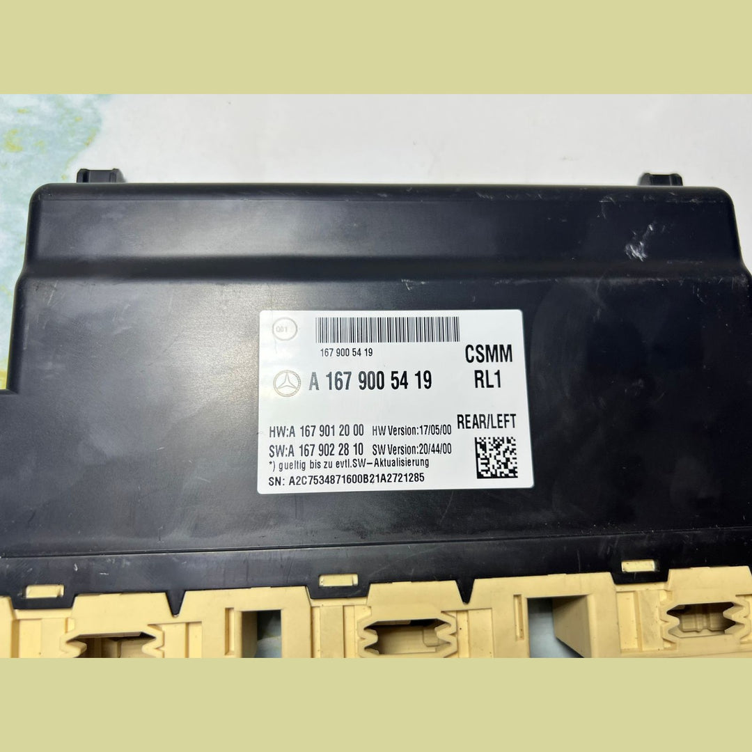 2019-2024 Mercedes W167 GLE Rear Left Side Seat Control Module A167 9005419 OEM
