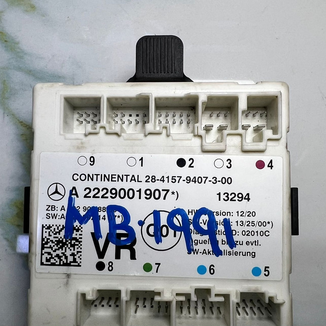Mercedes-Benz W222 S-Class Front Right Side Door Control Module A222 9001907 OEM