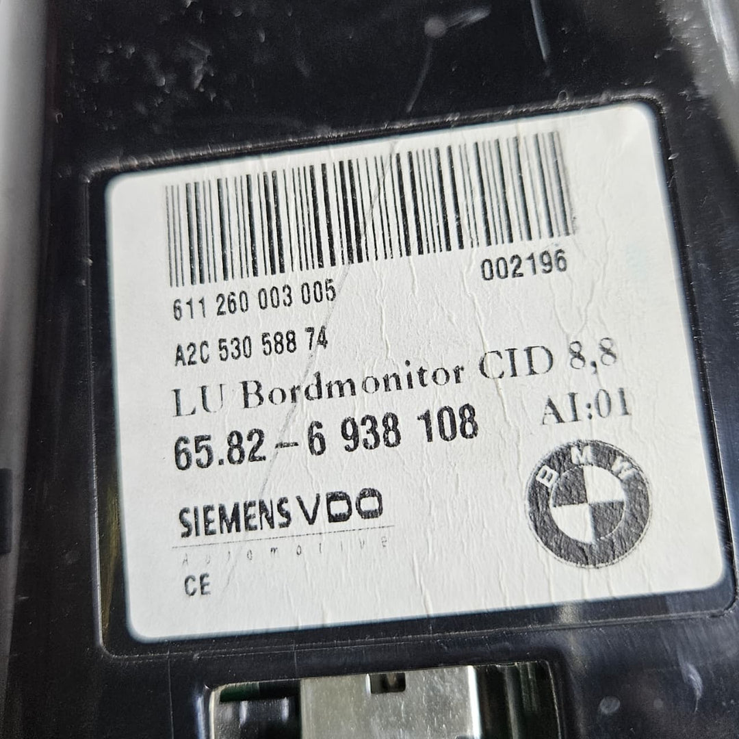 BMW 5 6 Series E60 E61 E63 Navigation Monitor Display Screen 6938108