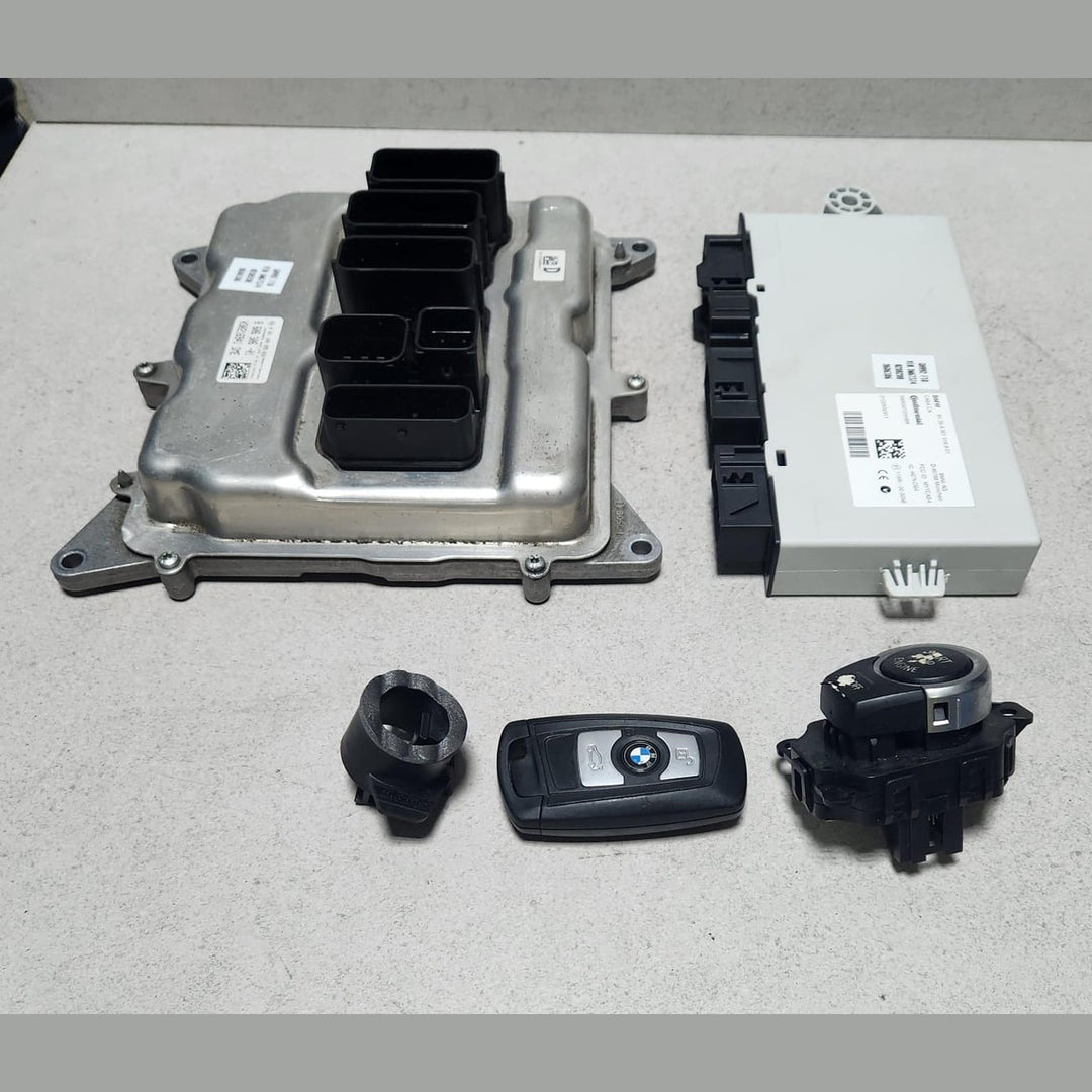 BMW F30 320I N20 ECU DME KIT WITH KEY FEM P/N - 8606306