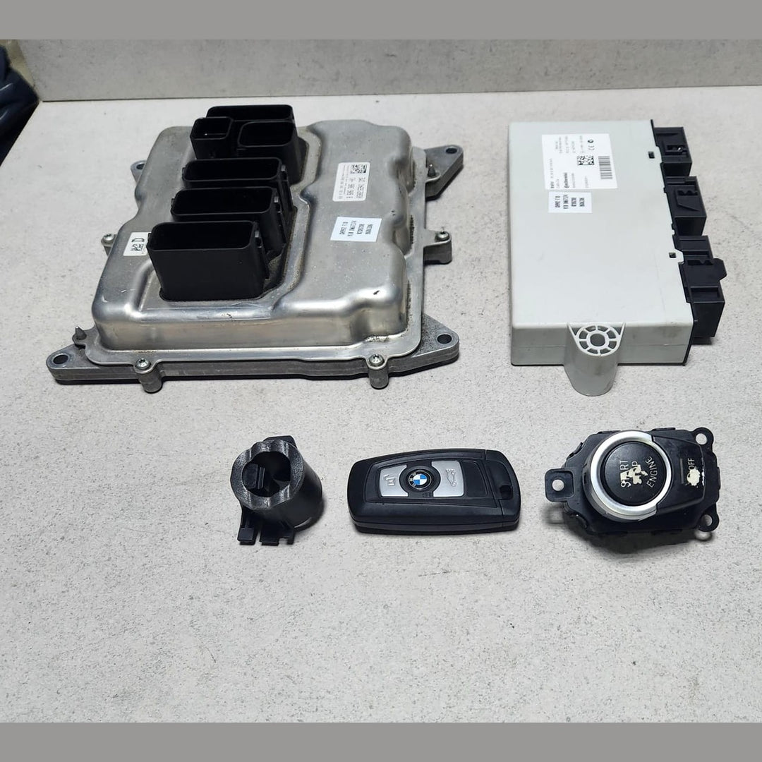 BMW F30 320I N20 ECU DME KIT WITH KEY FEM P/N - 8606306
