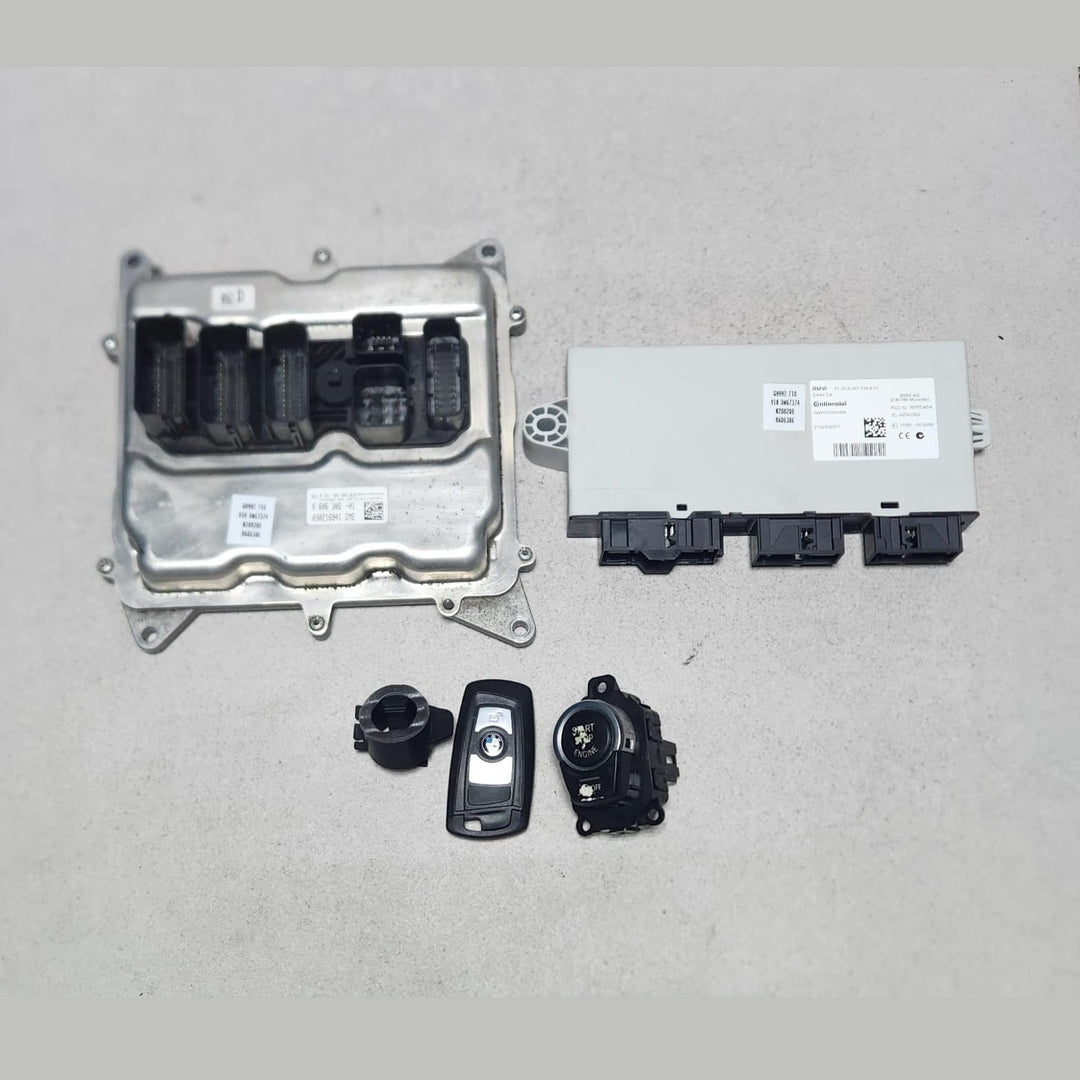 BMW F30 320I N20 ECU DME KIT WITH KEY FEM P/N - 8606306