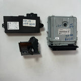 2011 BMW X5 E70 N57D Engine Control Unit ECU SET DDE + CAS3 AG + 1KEY 8512411