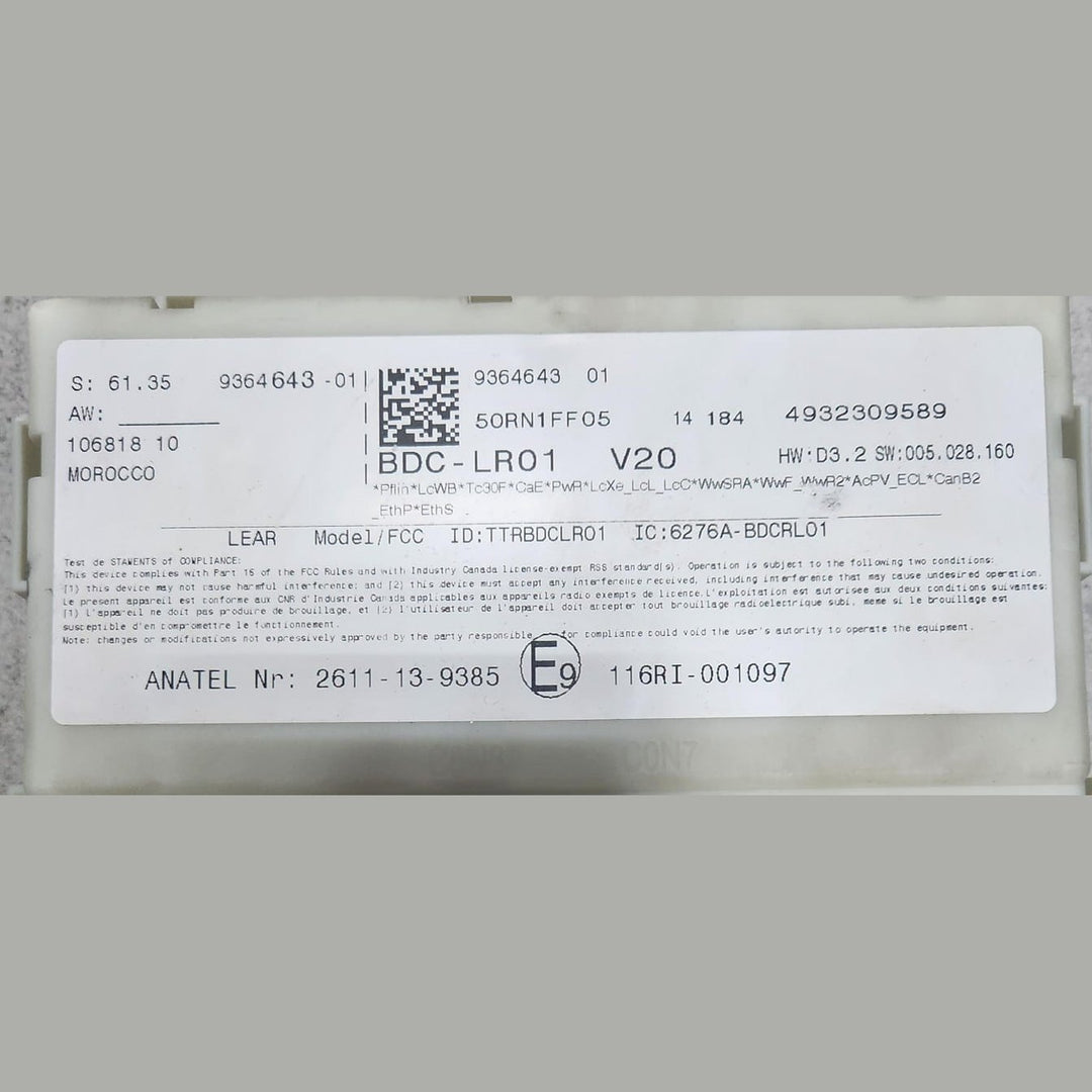 2014-2016 BMW 550i Engine Control Module 8636967 550i and X5 N63N