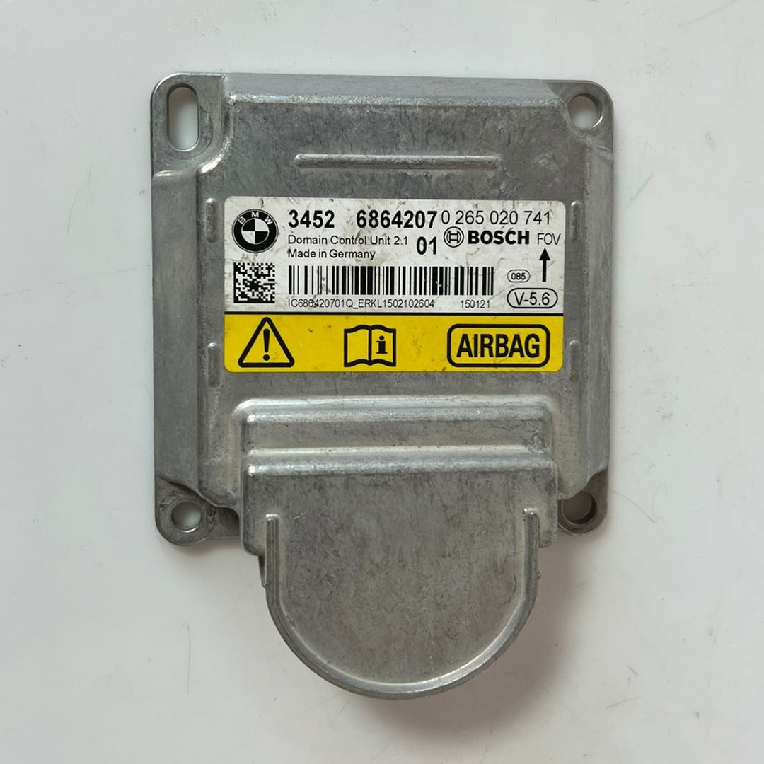 BMW Airbag Control Module ECU 6864207 Bosch 0265020741 – OEM SRS Unit