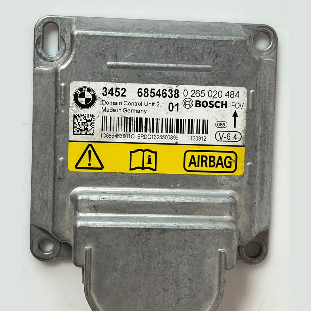 BMW 5 Series 523i SRS Airbag Control Module ECU 6854638 – OEM Safety Unit