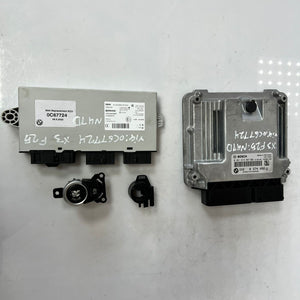 BMW X3 F25 / F10 N47 Engine ECU Set DDE + CAS  (8574092) – OEM