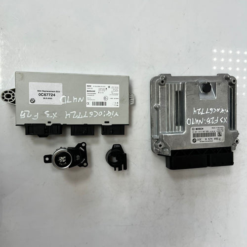 BMW X3 F25 / F10 N47 Engine ECU Set DDE + CAS  (8574092) – OEM