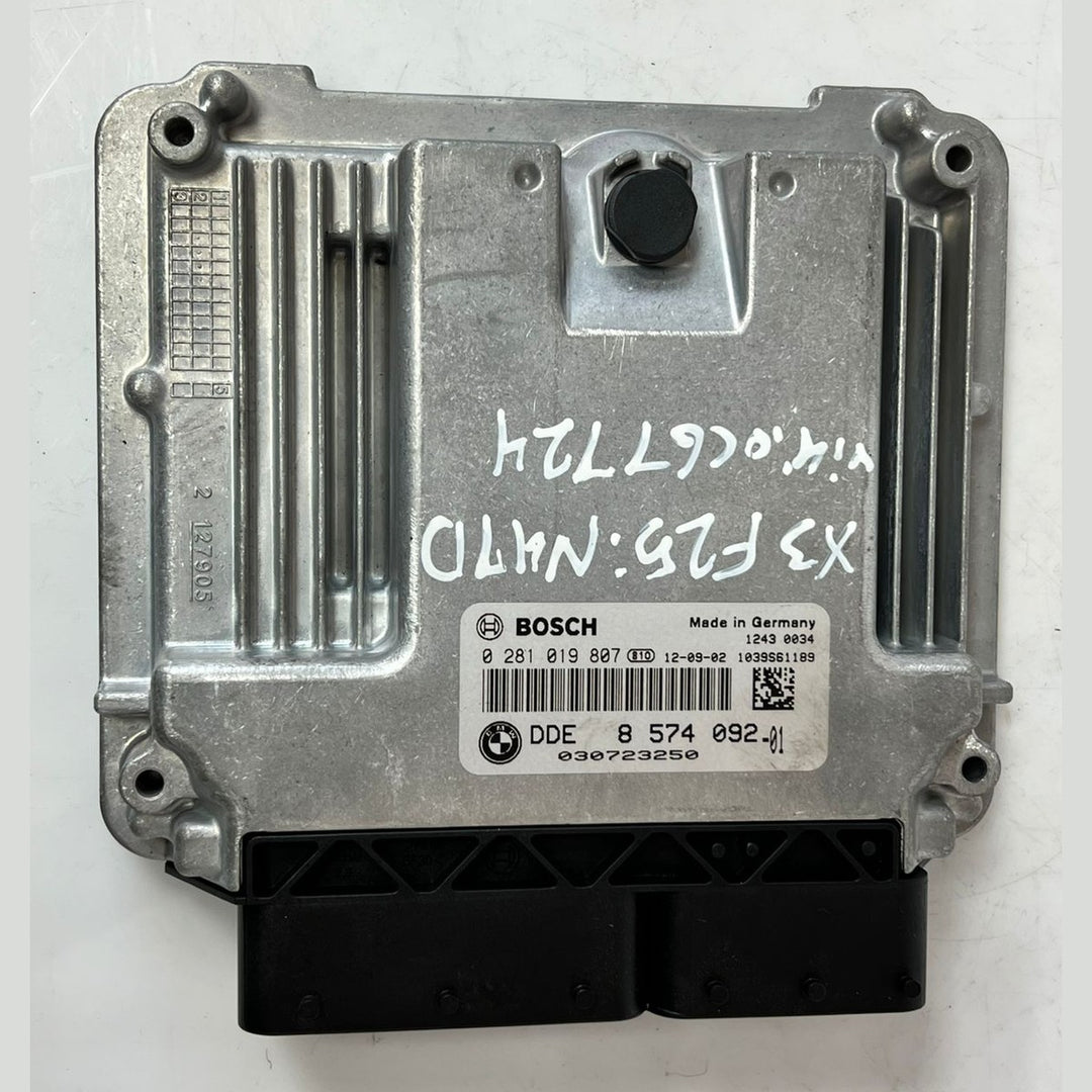 BMW X3 F25 / F10 N47 Engine ECU Set DDE + CAS  (8574092) – OEM