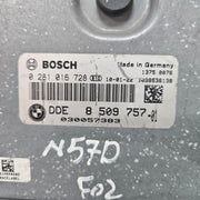 BMW 5 7 Series F07 F10 F01 F02 Engine Control Unit N57 D30A Diesel 8509757 OEM