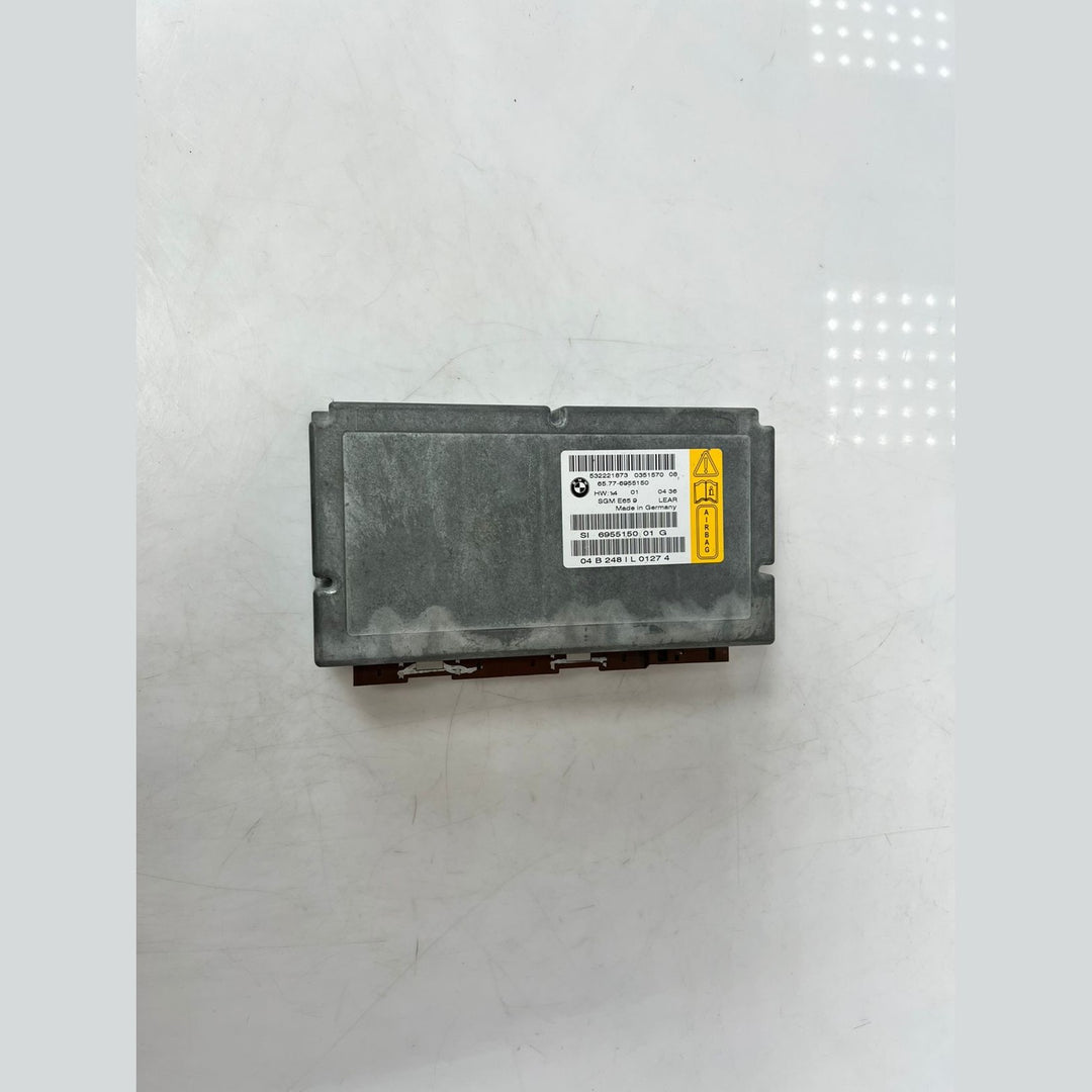 BMW E65 E66 SGM Airbag ECU Gateway Control Module SRS Unit 6955150 OEM 7 Series
