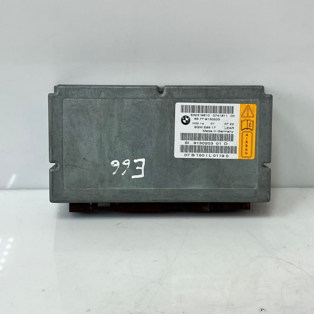 BMW E65 E66 7 Series Airbag Gateway Module SRS ECU 9130203 2005–2008 OEM