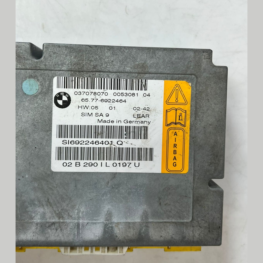BMW 7 Series E65 E66 E67 Safety Information Module SIM ECU 6922464 OEM SRS Control Unit