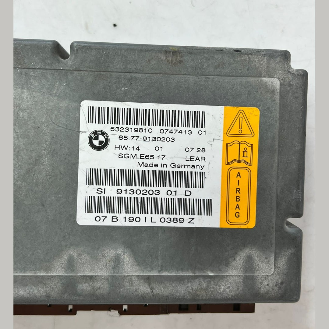 BMW E65 E66 745i 750i 760i SGM Airbag ECU Gateway Module SRS 9130203 OEM
