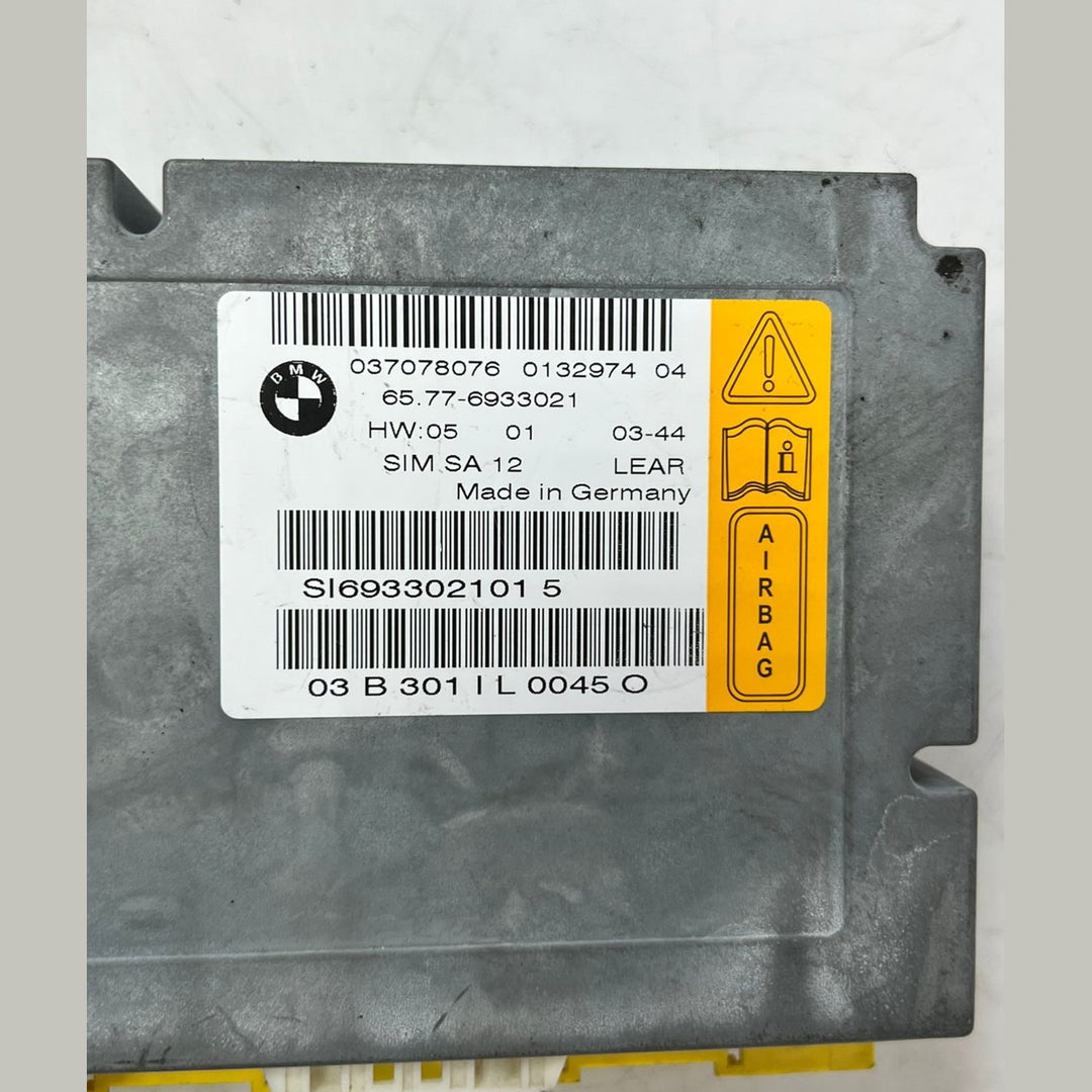 BMW E65 E66 Safety Information Sensor Module Airbag ECU SRS Control Unit 6933021 OEM