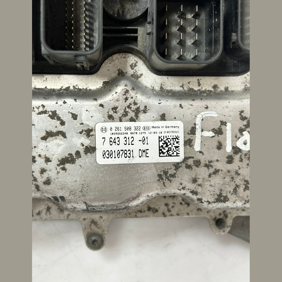 BMW F30 F10 F11 F25 N20 Engine Control Unit DME ECU 7643312 OEM 3 5 Series X3