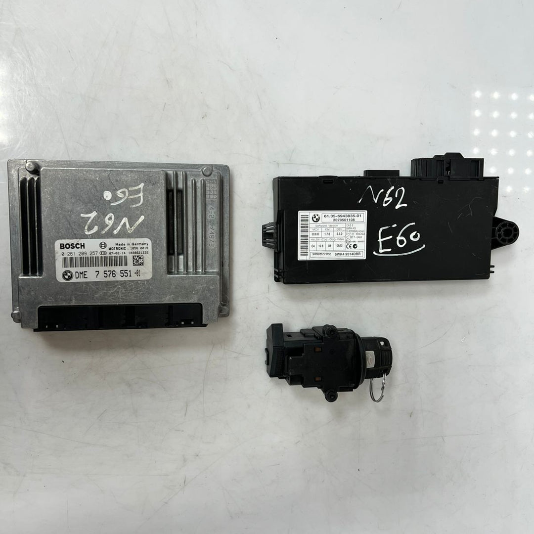 BMW X5 E70 / 550i / 650i / 750i DME ECU ME9.2 N62TU 4.8L OEM 7576551 SET