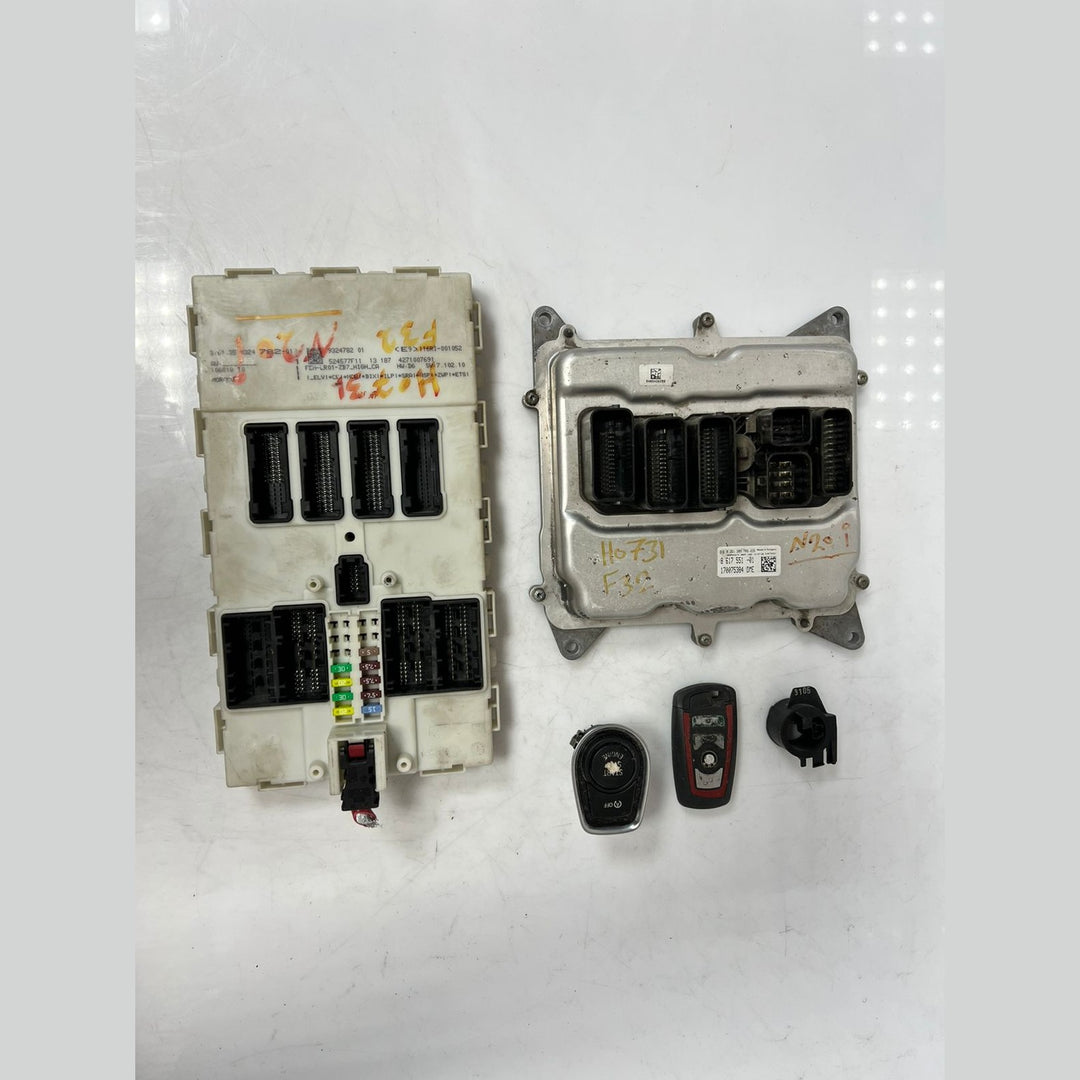 BMW OEM N20 F20 F21 F30 F31 F32 F10 ECU ENGINE CONTROL UNIT KIT +KEY- 8617551