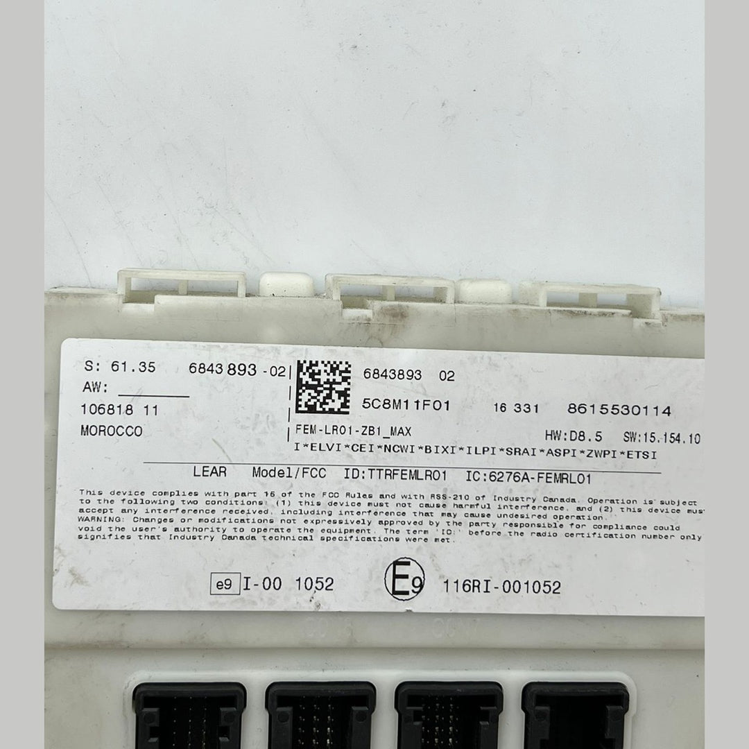 BMW F30 320d ECU Lockset Kit DME FEM  N47N 2014 Manual 8579478 OEM